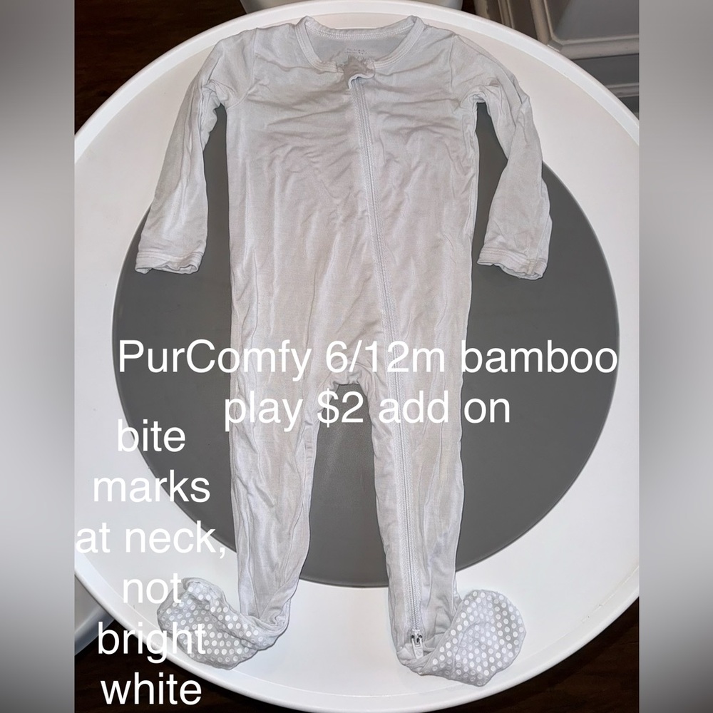 Cloud Gray Bamboo Footed Pajamas